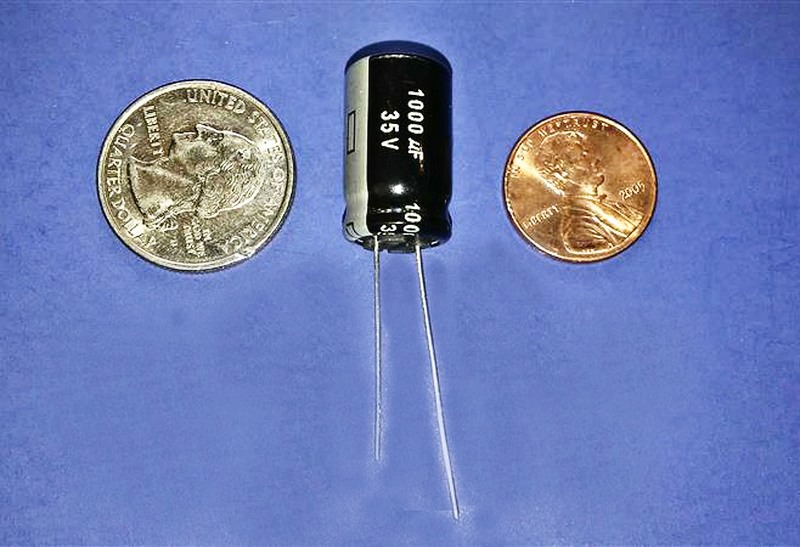 Electrolytic Capacitor 1000 uf/microfarad 35 v/volt 85C Panasonic (Qty