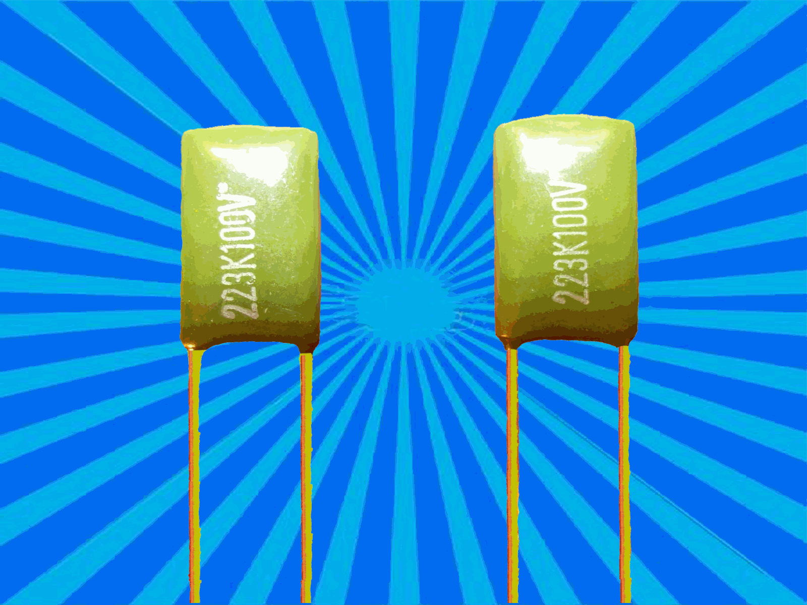 Polyester Film Capacitors .022uf/microfarad 100v/volt Radial (Quantity